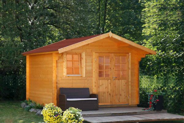 Wolff Finnhaus Gartenhaus Oslo 34-F Klassik XL