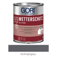 GORI 99 Wetterschutz Holzfarbe Anthrazitgrau 0,75l