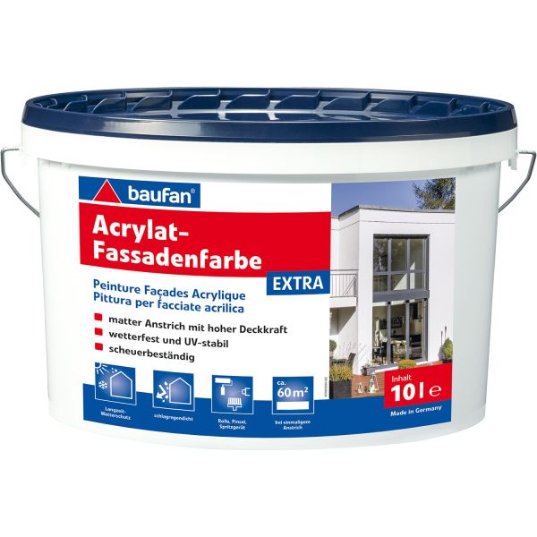 baufan Acrylat-Fassadenfarbe 10 l