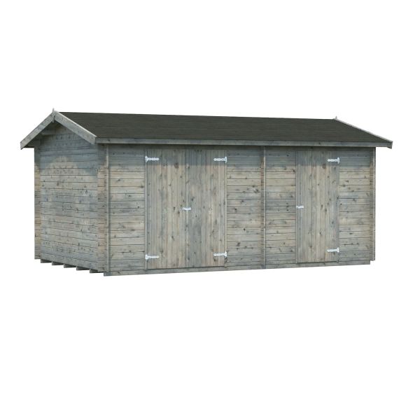 Palmako Gerätehaus Jari 14,5 m² grau