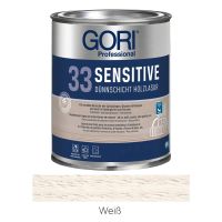 GORI 33 Sensitiv Dünnschicht-Holzlasur Weiß 5l