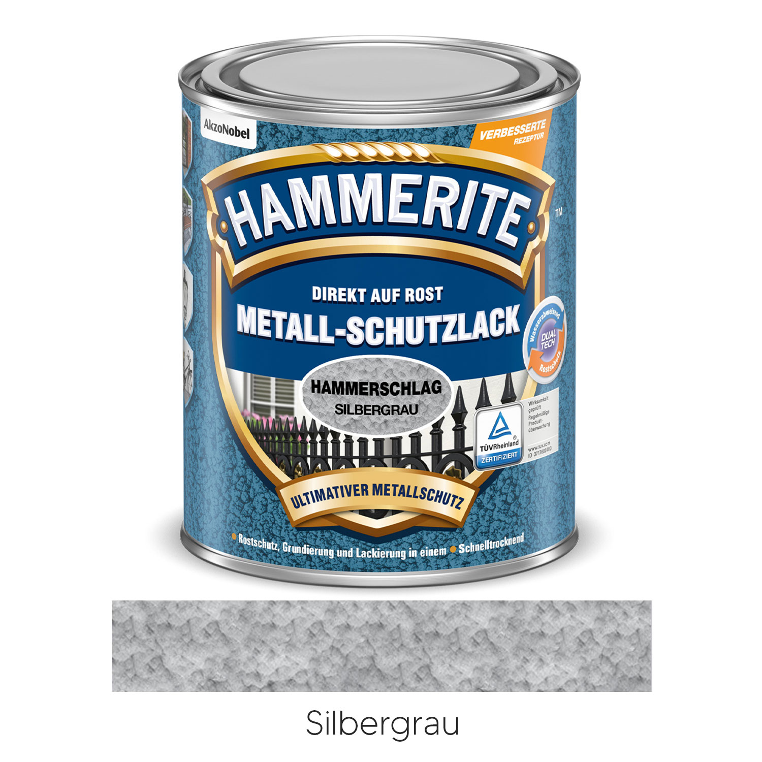 HAMMERITE Hammerschlag Silbergrau 250ml kaufen