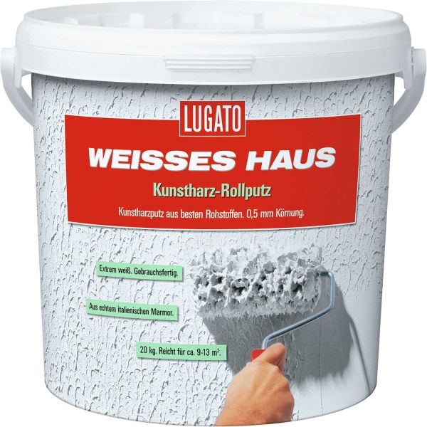 LUGATO WH Kunstharz-Rollputz 20 kg 0,5 mm Körnung