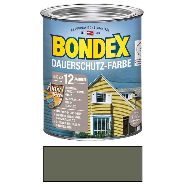 Bondex Dauerschutz-Farbe Norge Grün 0,75l
