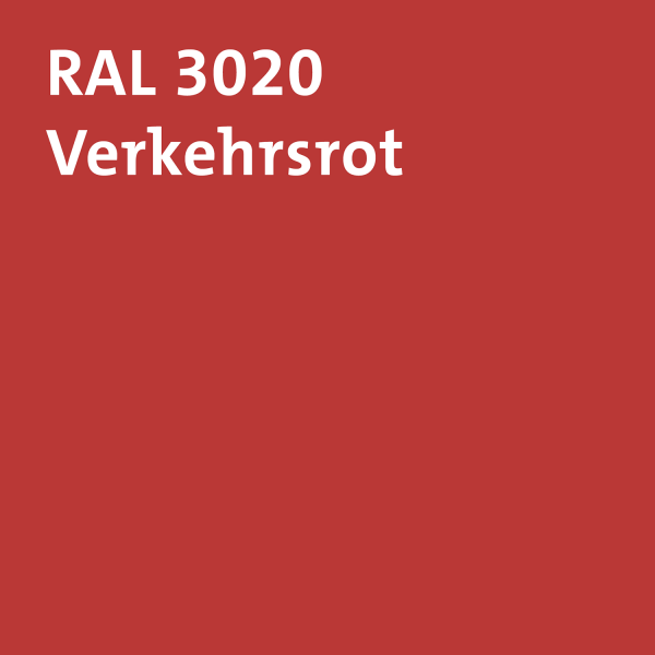 ADLER Kunstharz Mattlack Verkehrsrot RAL3020 0,375l