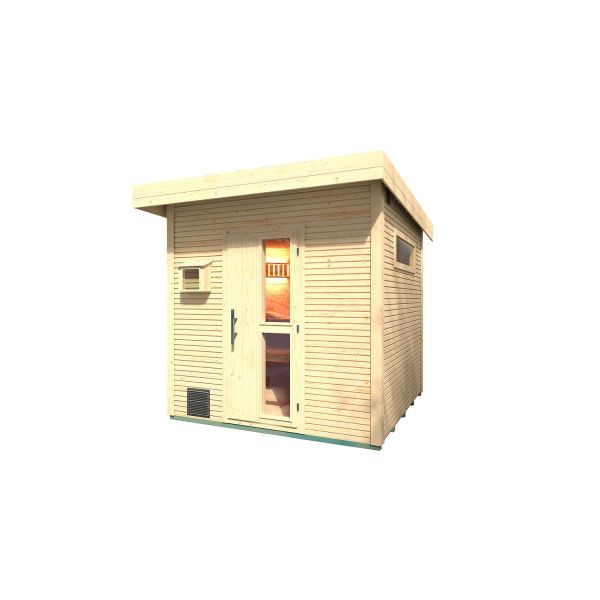 Weka Saunahaus KUOPIO natur ohne Ofen