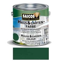 Saicos Haus & Gartenfarbe auf Naturöl-Basis Tannengrün 2,5l
