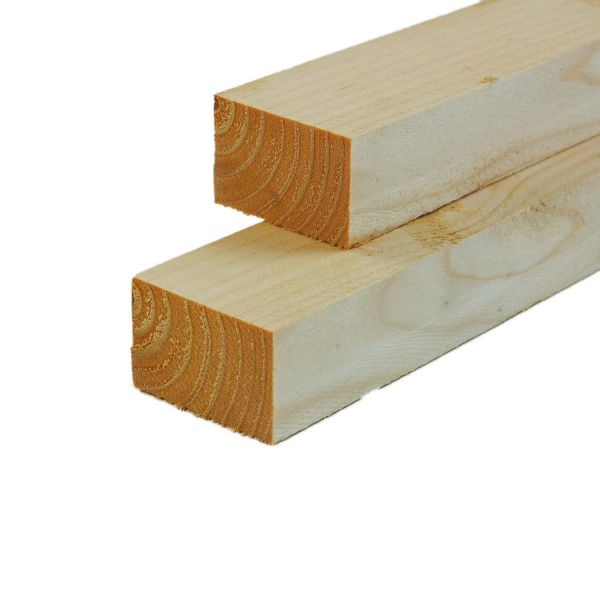 Latten Fichte, sägerau, frisches Holz, imprägniert 3,8x5,8 cm