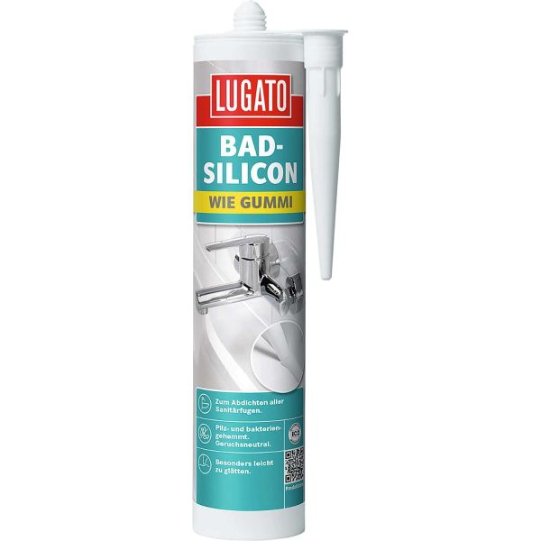 LUGATO Bad-Silicon Wie Gummi 310 ml steingrau