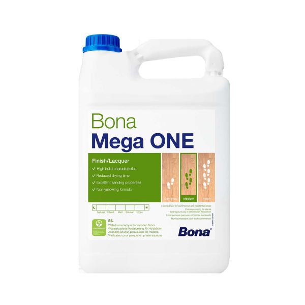 Bona Mega ONE Fußbodenlack zum Versiegeln, Matt, ML, 5l