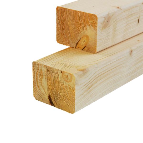 Kantholz Fichte, sägerau, frisches Holz, 10x12 cm