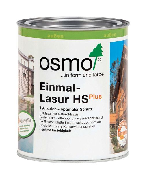 Osmo Einmal-Lasur HS Plus 0,75 Liter Ebenholz 9271