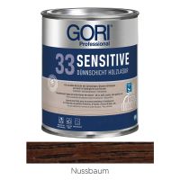 GORI 33 Sensitiv Dünnschicht-Holzlasur Nussbaum 5l