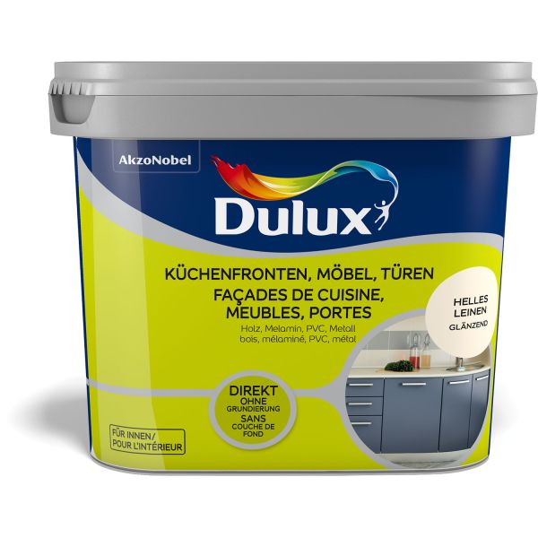 Dulux Fresh Up Küchen-, Möbel- und Türenfarbe Glänzend Helles Leinen 750ml