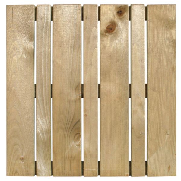 Holzfliese für Holzterrasse Anna Nordje KDI Fichtenholz 50 x 50 x 3,2 cm 1m² (4 Stück) von Nordje