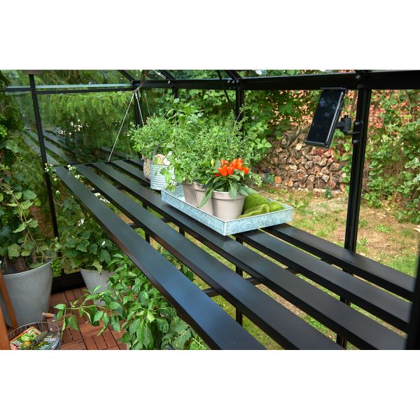Juliana Lamellen-Tisch integriert - Premium 13,0 m² Schwarz