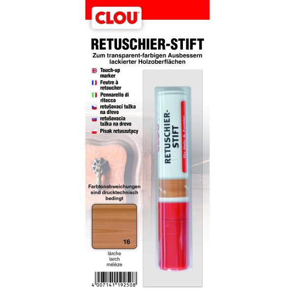 Clou Retuschier-Stift Nr. 16 lärche, retuschieren, Holzflächen