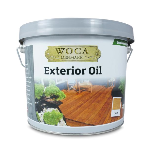 Woca Exterior Öl Lärche 2,5l zum Pflegen und Färben von Terrassendielen