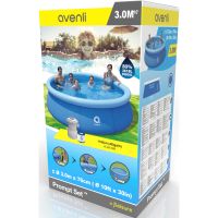 Avenli Prompt Set 300x76cm Pool, mit Filterpumpe, blau