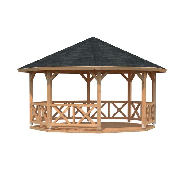 Palmako Pavillon Betty 18,0 m² hellbraun