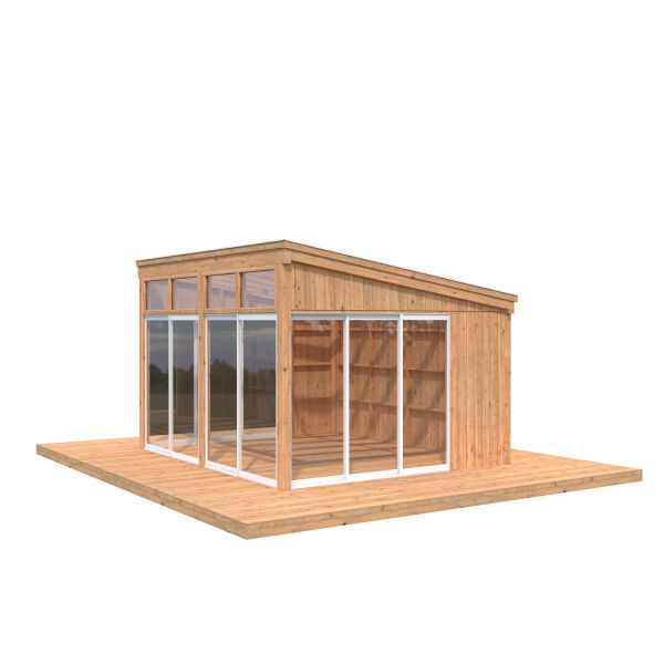 Palmako Pavillon Nova 13,0 m² hellbraun