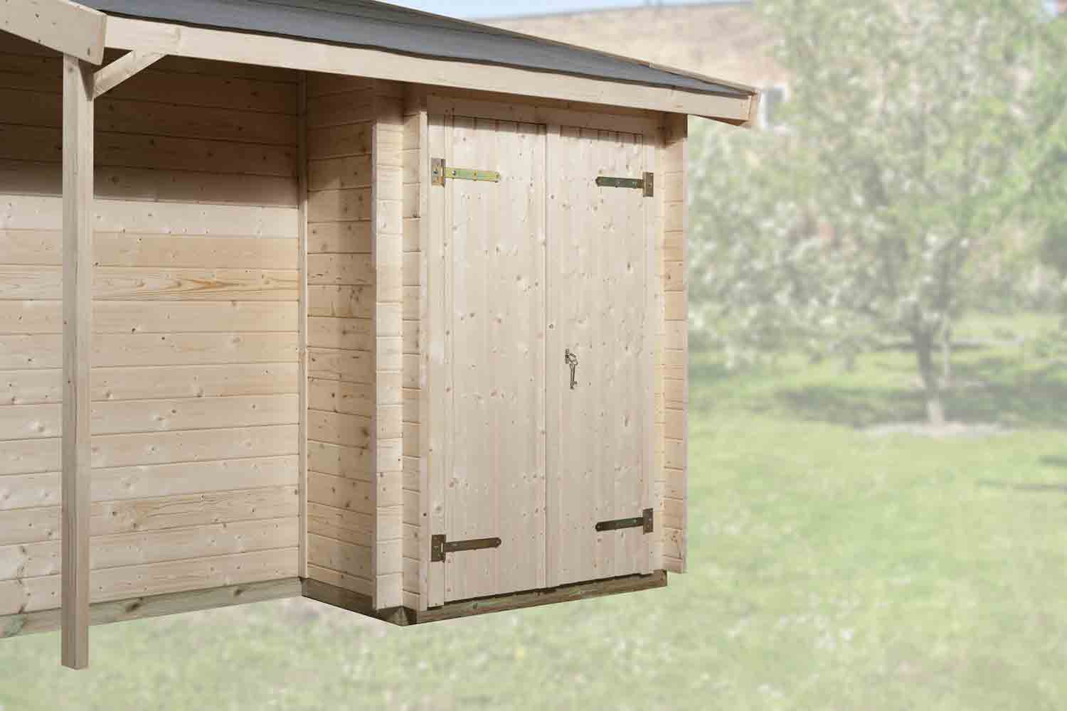 Weka Gartenschrank Anbauschrank mit Schleppdach kaufen