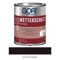 GORI 99 Wetterschutz Holzfarbe Schokolade 2,5l