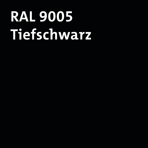 ADLER Kunstharz Mattlack Tiefschwarz RAL9005 0,375l