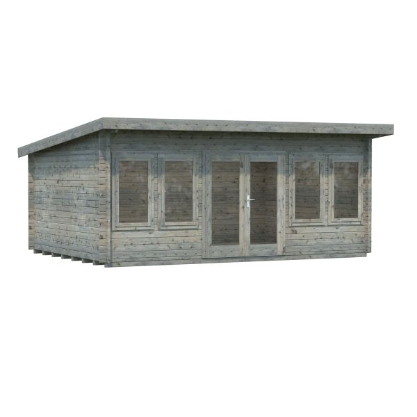 Palmako Gartenhaus Lisa 19,4 m² grau