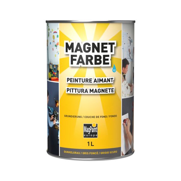 MagPaint Magnetfarbe Dunkelgrau 1l
