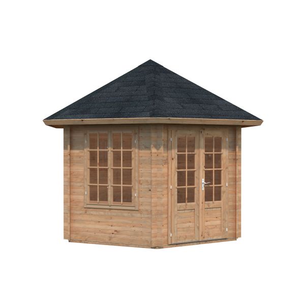 Palmako Pavillon Hanna 7,6 m² hellbraun