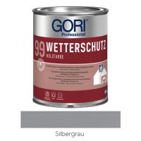 GORI 99 Wetterschutz Holzfarbe Silbergrau 2,5l