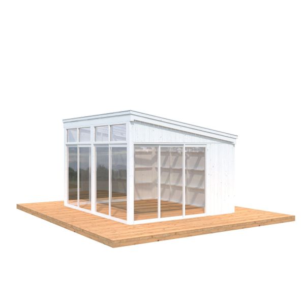 Palmako Pavillon Nova 13,0 m² weiß