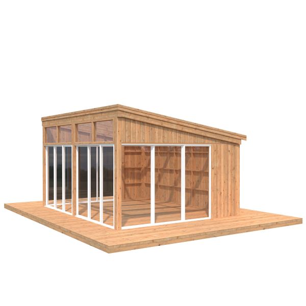 Palmako Pavillon Nova 17,8 m² hellbraun