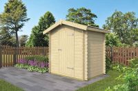 Gartenhaus - Blockhütte Emil mit Satteldach | von Nordje | 155x200x217cm