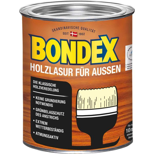 Bondex Holzlasur für Außen Dunkelgrau 0,75l