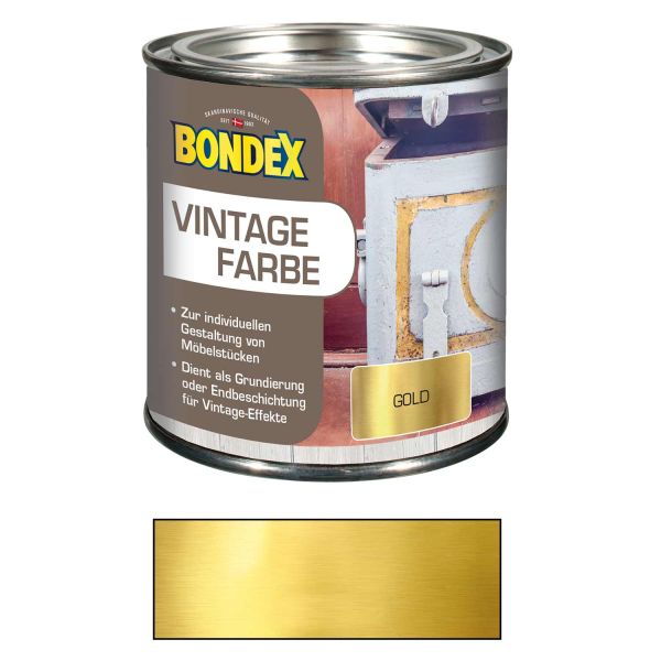 Bondex Vintage Farbe Gold 0,375l