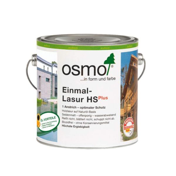 Osmo Einmal-Lasur HS Plus 2,5 Liter Ebenholz 9271