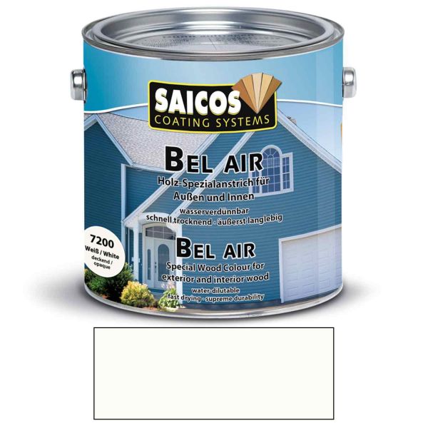 Saicos Bel Air Holz-Spezialanstrich Weiß 2,5l