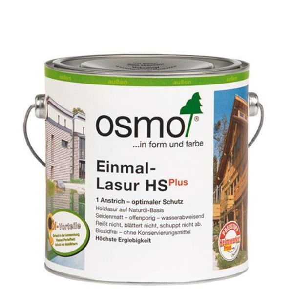 Osmo Einmal-Lasur HS Plus 2,5 Liter Fichte-Weiß 9211