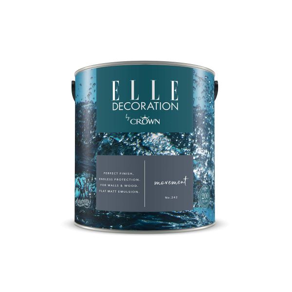 ELLE DECORATION by Crown Premium Wandfarbe Movement No.242 2,5L