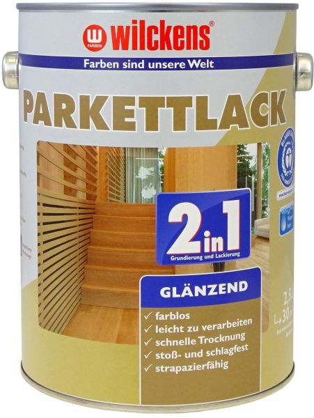 Wilckens Parkettlack 2in1 glänzend Farblos 2,5l