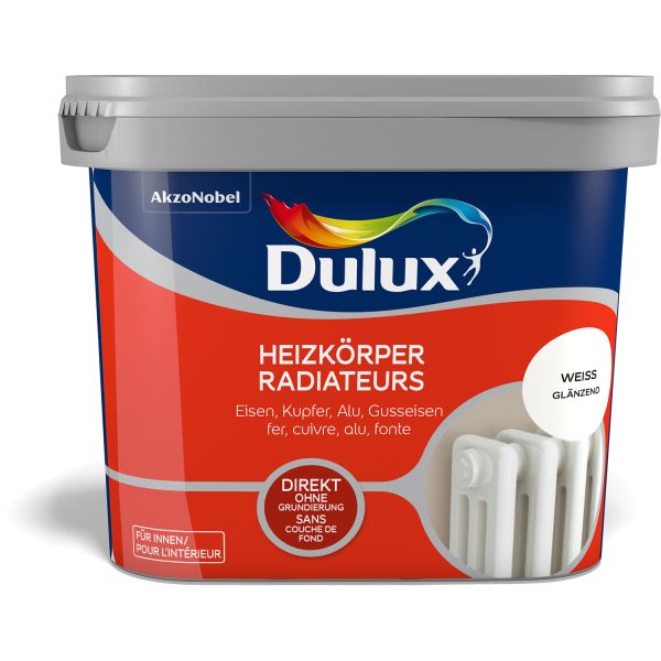 Dulux Fresh Up Heizkörperfarbe Glänzend Weiß 750ml