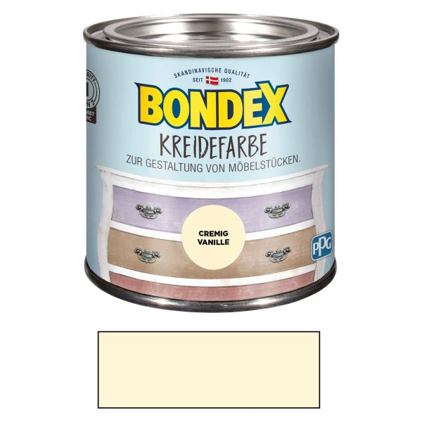 Bondex Kreidefarbe Cremig Vanille 0,5l