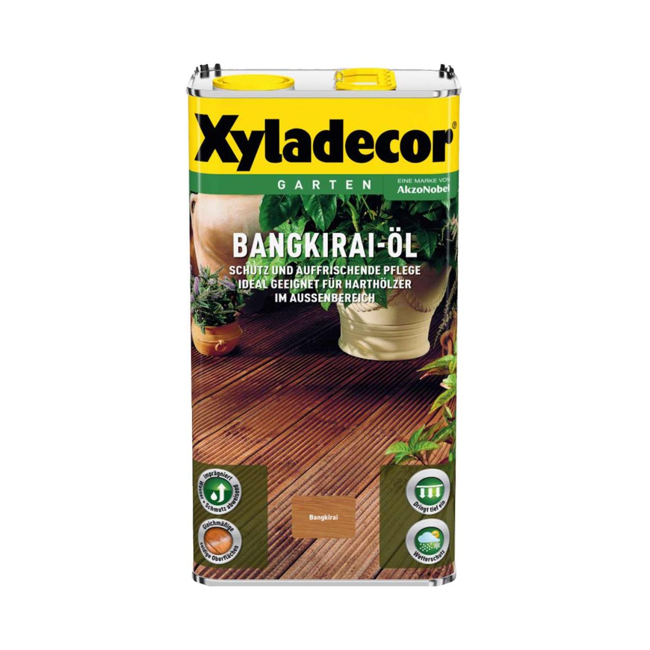 Akzonobel Xyladecor Bangkirai Öl für Außen Terrassenöl 5L""