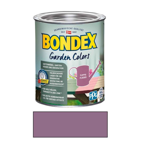 Bondex Garden Colors 0,75 l Flippig Flieder für den Außenbereich