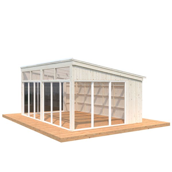 Palmako Pavillon Nova 21,5 m² natur