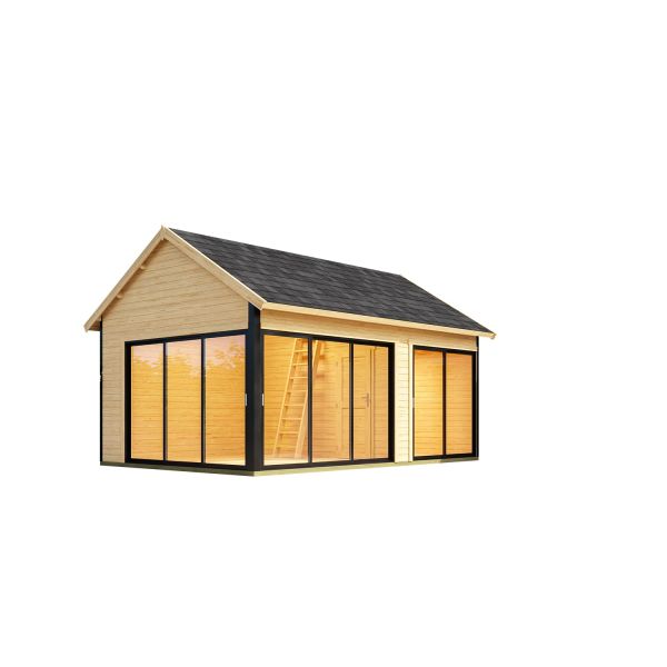 Lasita Maja Gartenhaus Murano 3 Naturbelassen