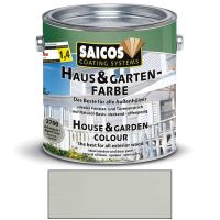Saicos Haus & Gartenfarbe auf Naturöl-Basis Achatgrau 2,5l