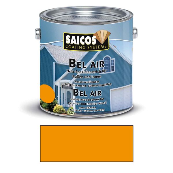 Saicos Bel Air Holz-Spezialanstrich Orangegelb 2,5l